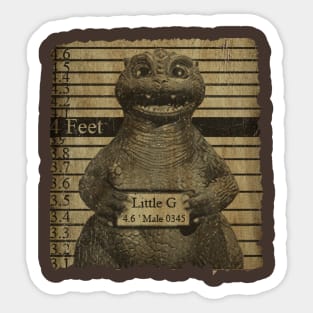 Little Godzilla Sticker